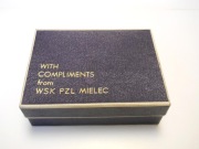 Patera miedziana drewniana WSK PZL Mielec