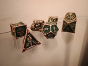 Zestaw metalowych kości "Era Orków" na sesję RPG D&D