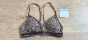 Calvin Klein biustonosz sportowy w panterkę z USA nowy z metką XS 