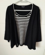 Sweterek bluzka 2w1 rozm. 18