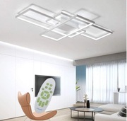 Lampa sufitowa LED 105 cm ściemnialna pilot minimalistyczna