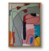 Abstrakcja na płótnie 