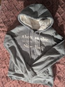 Bluza rozpinana fur zip up Abercrombie & Fitch vintage 2000s