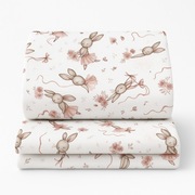 Dziecięcy komplet pościeli bambusowej z wypełnieniem 75/100 królik