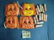 Maski dziecięce Sylwestrowe i konfetti z ZSRR 