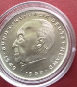 2 marki - Konrad Adenauer - Niemcy - 1969 rok - G  