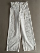 Spodnie w paski ze sznurkiem w pasie