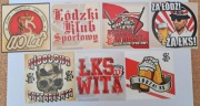 Vlepki ŁKS Łódź,  ARKA GDYNIA, Zagłębie Lubin, Lech, Cracovia  # 40