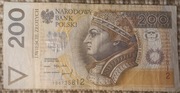 Banknot 200zł  seria YB yeti stan dobry 1994 r.