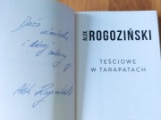 Alek Rogoziński książka z autografem