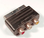 Przejściówka gniazdo Euro / 3 gniazda Cinch 