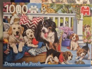 Puzzle 1000 Jumbo Dogs on the Porch