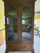 stylowa, piękna biblioteka/ witryna antyk