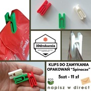 Klipsy do zamykania opakowań „Spinacze”. Zestaw 5 szt