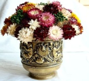 OSŁONKA mała 12 cm. mosiądz FAUNY BACHUSY