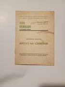 Program teatralny 1970 – Apetyt na Czereśnie  Agnieszka Osiecka  Teatr  (89