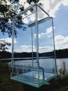 Terrarium 15x15x30 szkło EKO 3x wentylacja profesjonalne