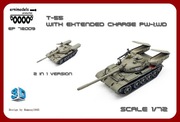 Model z druku 3D  T-55 with PW-ŁWD 1/72   PROMOCJA