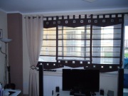 Nowoczesne Firany EKRANY Batyst 11322 Safari Szer: 280 x Wys: 100-145 cm