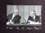 PRESS FOTO: TADEUSZ MAZOWIECKI I HELMUT KOHL
