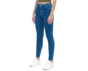 Niebieskie jeansy skinny push up CROPP