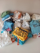 mega paka zestaw ubranek niemowlęcych dla chlopca ubranka 74cm 6-9-12mies