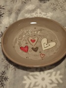 KOMPLET 4 TALERZY DESEROWYCH SERCE WALENTYNKI HOME&YOU