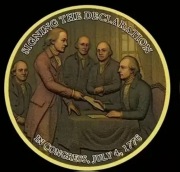 Medal upamiętniający 250 rocznicę podpisania Deklaracji Niepodległości