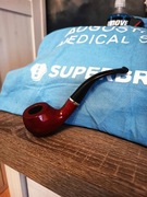 Fajka Tradycyjna Drewniana Do Palenia Tytoniu Rękodzieło + Etui