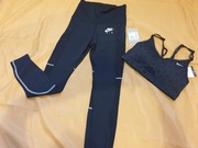 Zestaw sportowy leginsy top stanik Nike r xs 34