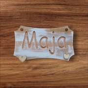 Tabliczka imienna 12cmx7cm "Maja"