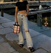 Jeansy Zara rozmiar 34 założone 2 razy