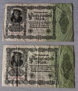 Banknot Niemcy 1922 r 50000 marek jasny