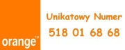 ORANGE | UNIKATOWY NUMER | 518 01 68 68