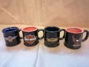 Harley-Davidson – zestaw 4 oryginalnych kubków, Official Licensed Product