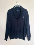 Fred Perry kardigan granatowy | klasyk premium | unisex vintage vibe