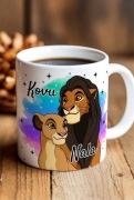 Krol Lew Kovu Nala  Disney Lorcana prezent dla dziecka kubek Ceramiczny 
