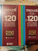 Nowe Kasety S-VHS Maxell ST-120 SQ Studio Quality – FABRYCZNA FOLIA