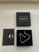 Bransoletka splot królewski białe złoto Iced Stuff