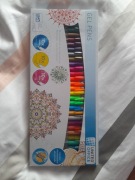 Nowy zestaw 30 długopisów United Office złoty srebrny brokatowe