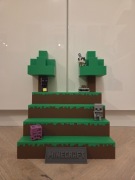 Stojak Półka Ekspozytor na figurki Kinder Joy - Minecraft