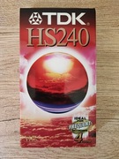 KASETA VHS VIDEO TDK HS240 NOWA