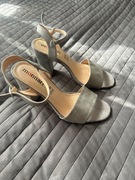 Sandały Monnari 37, szare, nowe 