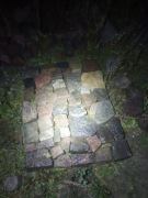 Kamień polny łupany ciosany polodowcowy, rogowy, kostka