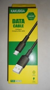 KAKU Kabel Przewód 2,8A 1m MICRO USB  czarny