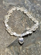 Bransoletka z kamieni naturalnych i srebra 925 cytryn 