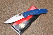 Nóż składany Spyderco Resilience niebieski XXL - 24 cm