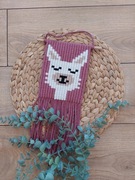 Makrama makatka ALPAKA / LAMA rękodzieło