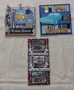 Kartki ręcznie robione warstwowe dla mężczyzn na 50 urodziny