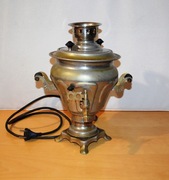 Samowar radziecki z 1991 pamiątka dekoracja